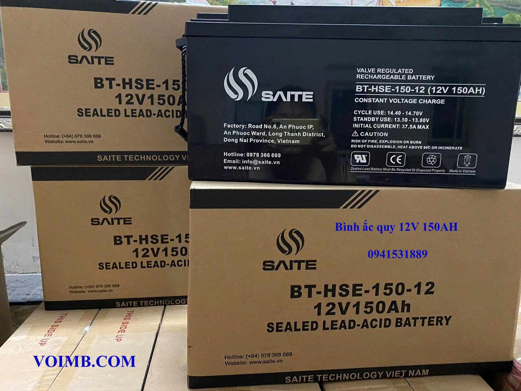 Bình ắc quy 12V 150AH